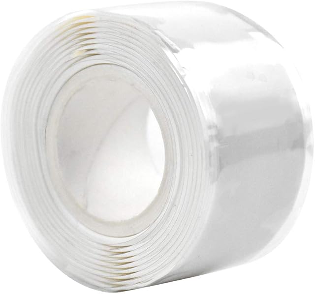 Self Amalgamating Rubber Tape Self Fusing Sealing Tape Waterproof Pipe Repair Tape Electrical Tape Waterproof Sealant Strip Insulation Tape for Pipe Water Hose Leakage Sealing Repairing, 2.5cm * 1m