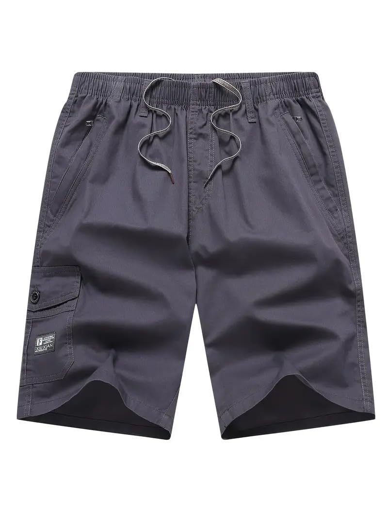 Classic Men's Ribbed Cotton Relaxed Shorts || Half Pant with Drawstring & 4 Pockets || Men Shorts Casual || Shorts Pant for Men-image-46