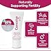 Conceive Plus Fertility Lubricant for TTC Couples – pH Balanced, Sperm Friendly Gel with Magnesium and Calcium – Water Based Fertility Lube – 2.5 oz Tube