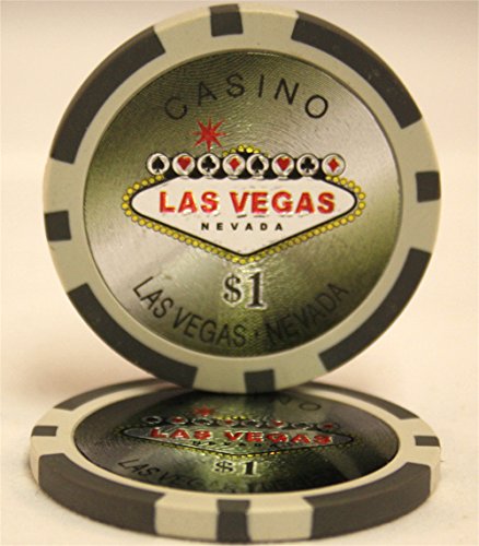MRC 1000pcs Las Vegas Casino Poker Chips Set with Acrylic Case Custom Build - Thumbnail 3