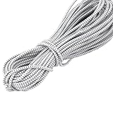 Chenxi Studio Weiche elastische Kordel für hautfreundliche und Kleidungsherstellung, rundes Gummiseil für bequeme Haar-Accessoires und Nähen, handgefertigte Schmuckgummis