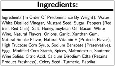 Beaver Hickory Bacon Mustard, 12 Ounce (Pack of 6) image 3