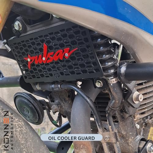 Image of Radiator Guard Compatible with Bajaj Pulsar N250 /F250 (Red, Pack of 1) (Not Suitable for befor 2024 Models, its Suitable only for USD Fork Models)