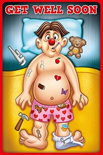 Get Well Soon Operation Greeting Card