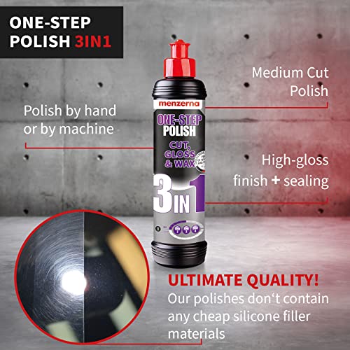 menzerna One-Step Polish 3in1 I Medium Cut Polish I High Gloss Finish - 2