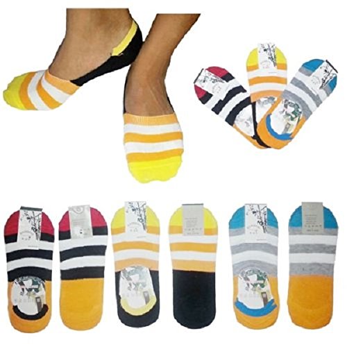 Men's & Women's Cotton No Show Socks with Anti Slip Silicone Grip - Pack of 3 - Invisible Socks/Loafer Socks - Fast Shipping-image-37