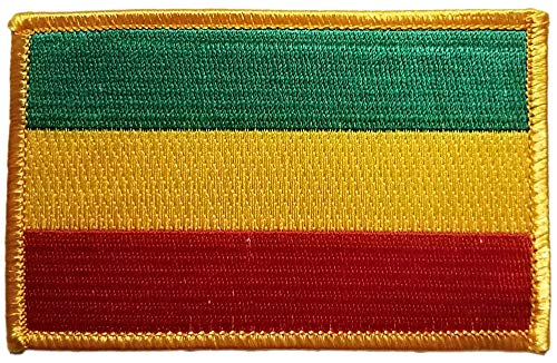 Rasta Flag - Embroidered Sew On Patch 4 X 2 1 2