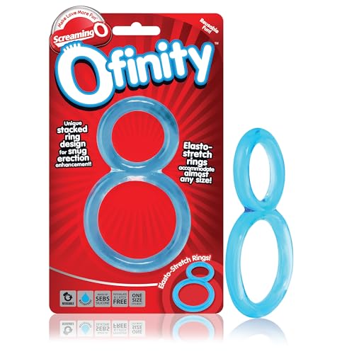 Screaming O Ofinity Cock Ring, Blue – Double...