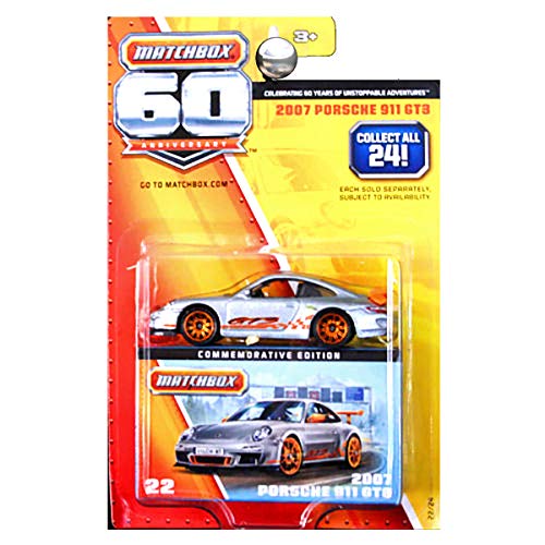 Matchbox 60th Anniversary Superfast 2007 Porsche 911 GTS Silver