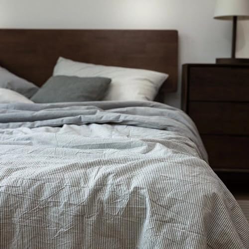 Parure de lit lit simple blanc drap d'hôtel et décoration S35