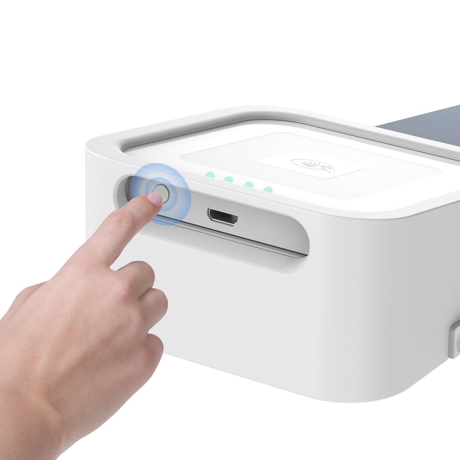 Base de Lector de Tarjetas para Square sin Contacto y Chip Gen 1/2 (Blanco)