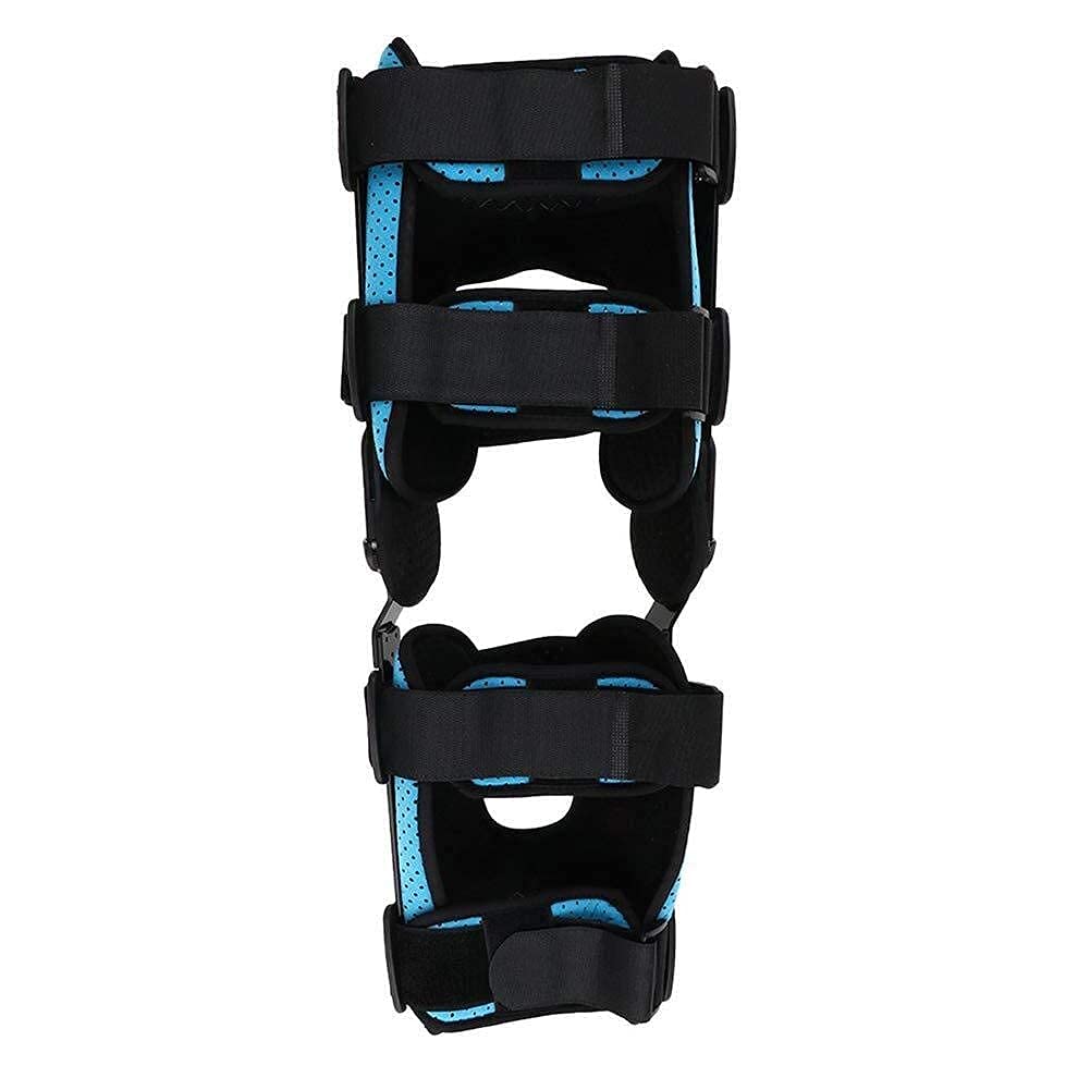 IBOWZ Ortesis de Rodilla con bisagra Rodillera articulada, órtesis de Rodilla articulada, Rodilleras postoperatorias Ajustables, estabilizador de rótula para Acl, ligamentos, osteoartritis