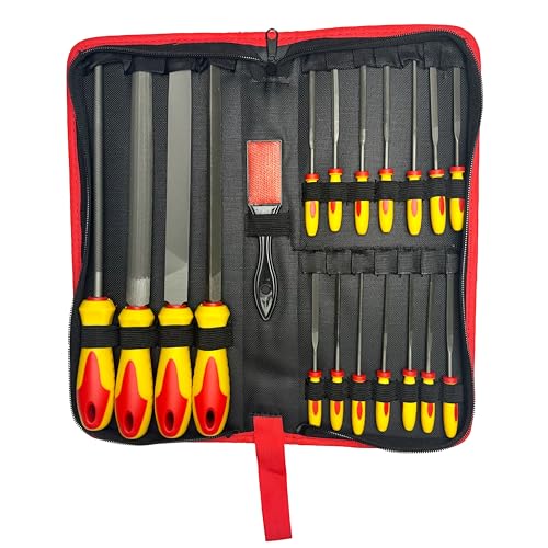 Starrett SEF-19 Engineer's File Set for Wood, Metal & Other Materials - 19-Pieces - Image 3