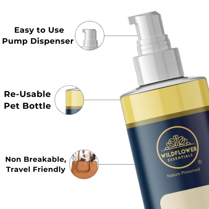 Image of Walnut Oil Cold Pressed for Face Skin Hair & Body Hydration Pure & Natural (50ml) by Wildflower Essentials