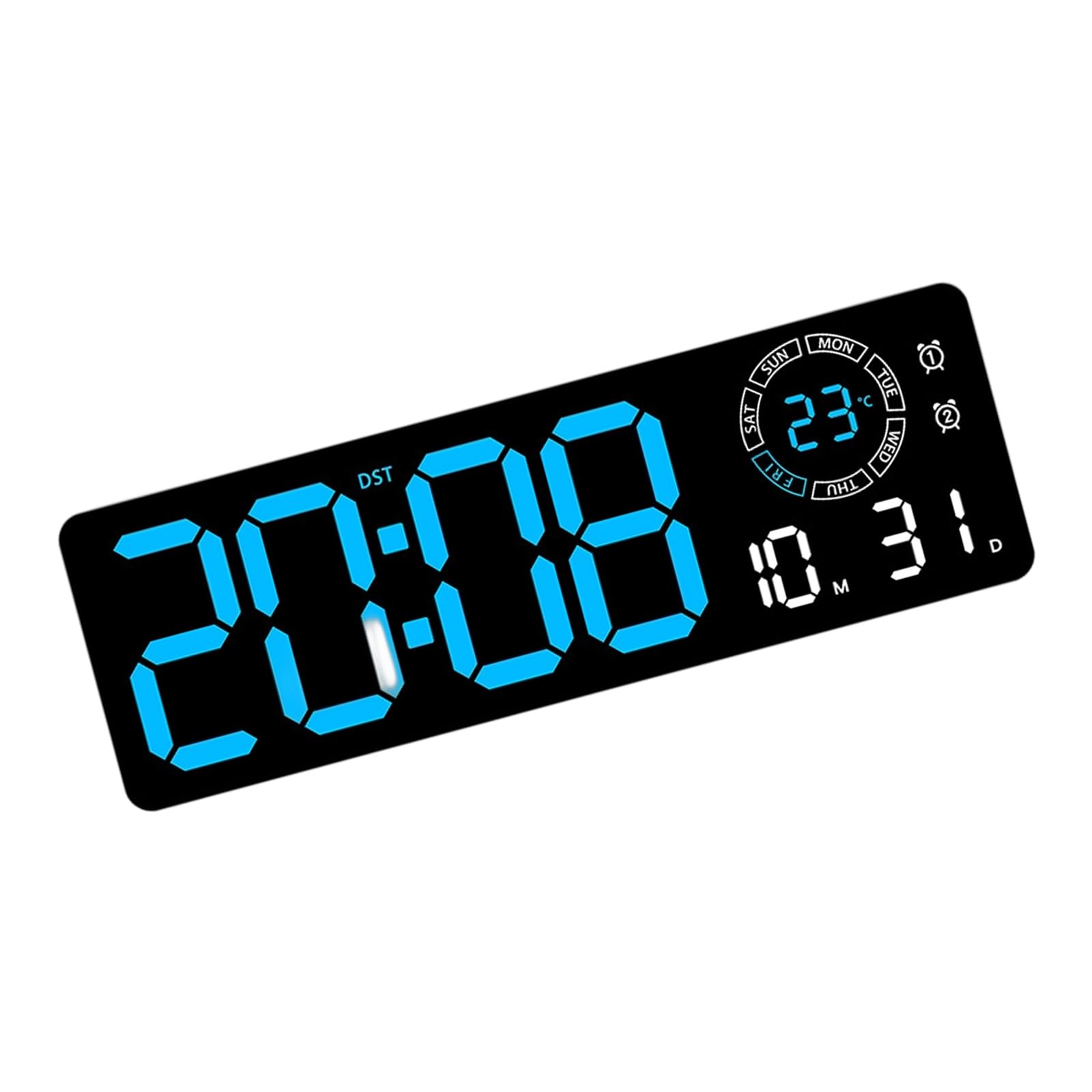 Reloj despertador digital de bajo consumo para dormitorios modernos y oficinas