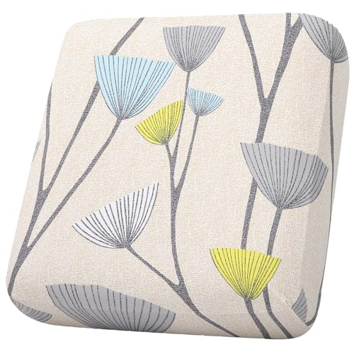 hyha Printed Couch Cushion Covers, Sofa Covers Washable for 2 Cushion Couch
