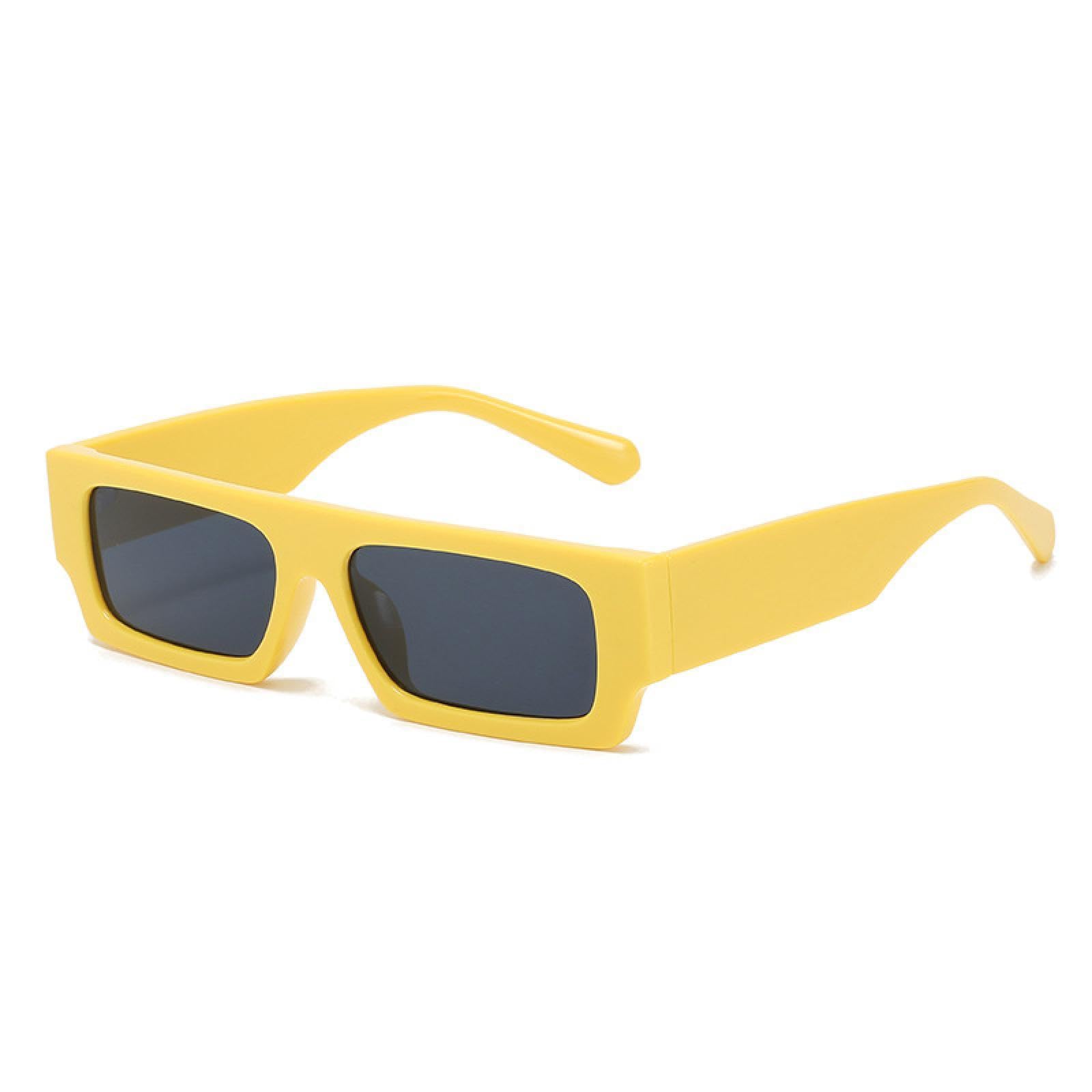 Lunettes de soleil rectangulaires de qualité supérieure style rétro