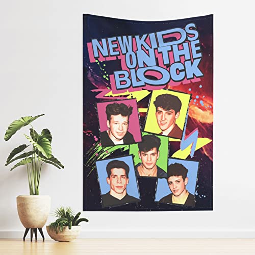 Faincile New-Kids On The-Block Soft, Comfortable And Durable Tapestry Fabric Good Indoor Wall Decoration (60×40Inch) #TOP20