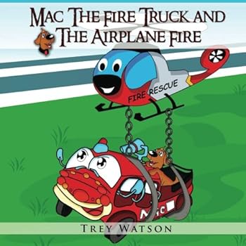Paperback Mac The Fire Truck and The Airplane Fire Book