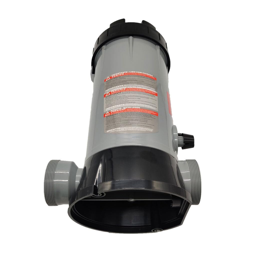 CL-200 Alimentador químico automático Dispensador de Cloro a Prueba de Agua a Prueba Fugas Dispositivo dosificación Resistente al Desgaste para Piscina sobre el Suelo