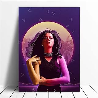 KATY PERRY POSTER Premium Canvas Wall Art Poster for Bedroom Living Room Decor Stylish Abstract Painting Home Wall Decoration (12x18inch(30x45cm),Unframe)