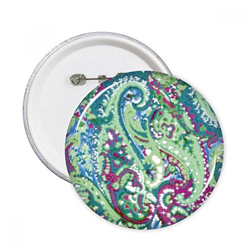 Badge fleur motif végétal vert pour personnaliser un sac en toile ou une veste