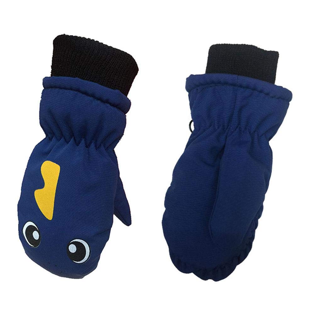 DASINI Childrens Winter Snow Gloves, Cold Proof Warm Gloves, Thermal Ski Gloves Kids, Baby Mitten for Winter Kids Boys Girls Outdoor Warm Gloves Waterproof Windproof Ski Gloves -1 Pair (age 3-6)