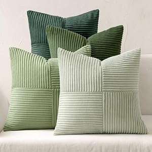 MIULEE Spring Green Decorative Thro...