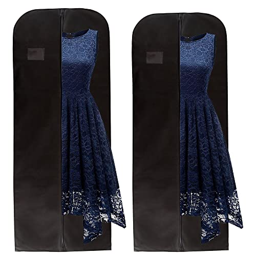 Wedcova UK Wedding Dress Bag, Black, 24" x 60"(60 x 152cm)