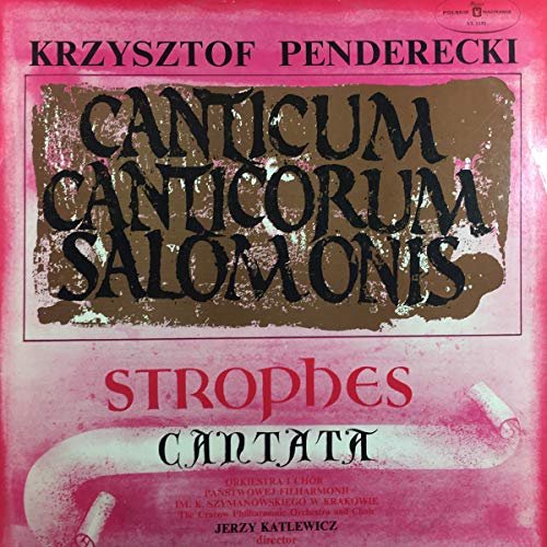 Image of Canticum Canticorum Salomonis. Strophes. Cantata