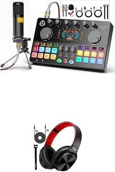 Podcast Equipment Bundle with Headphone