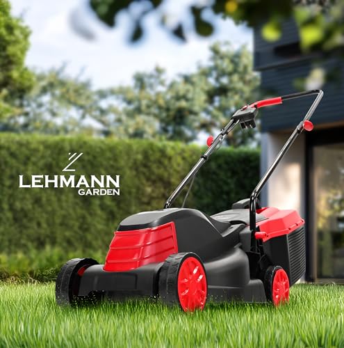 LEHMANN Elektro-Rasenmäher, 1200 W, 32 cm Schnittbreite, 25 L Fangkorb, 3-stufige Schnitthöheneinstellung von 25 bis 65 mm… – Ansicht 6