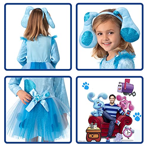 Disfraz infantil de Blue's Clues y You para niñas miniatura 5