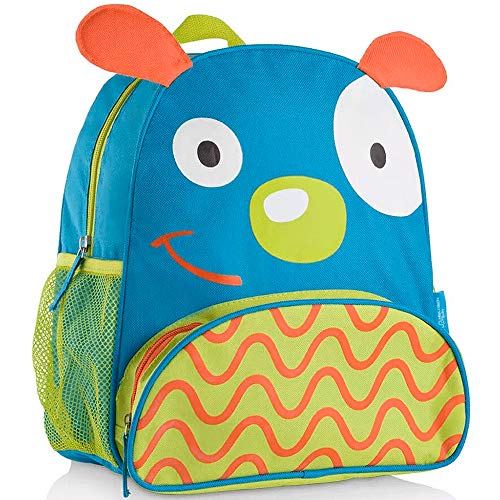 Multikids Baby Mochila, Azul (Cachorro), 31 x 33.20 x 4 cm