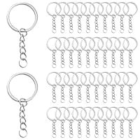 100 Anellini Portachiavi In Acciaio Inox 30mm - Con Apertura A Scatto, Per Chiavi E Fai Da Te - Foto 9