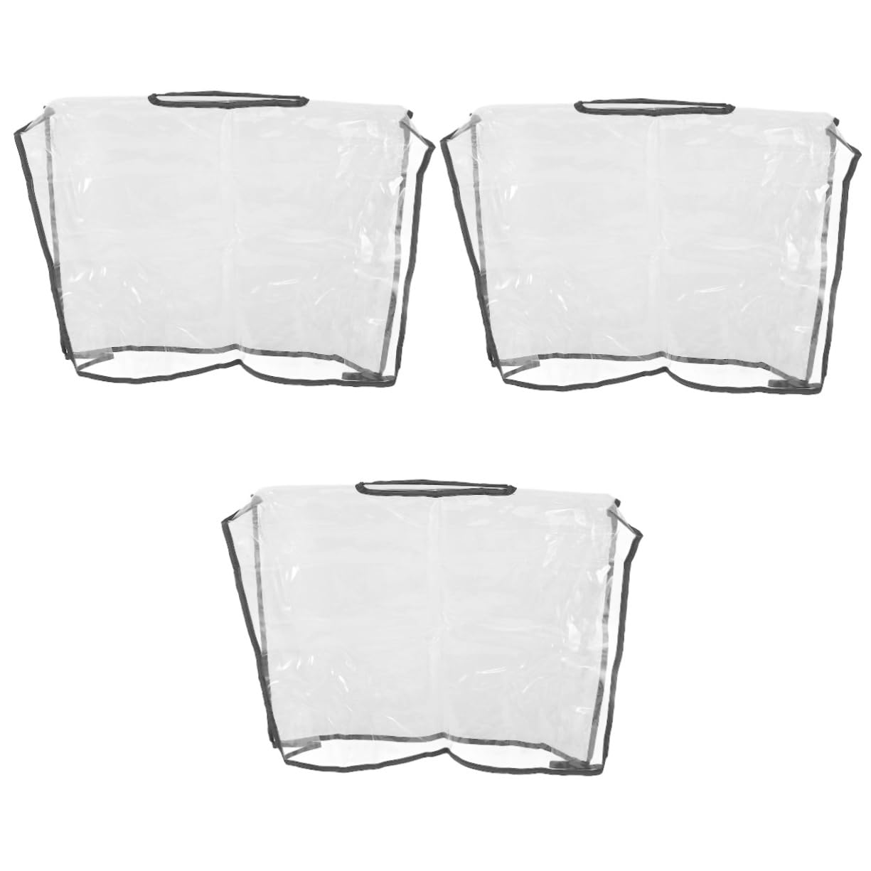 SUPVOX Imperméable à Main Transparent Pochette de téléphone polochon à Main pour Femmes à Main Clair de Voyage Housse de Pluie pour Housse de PVC