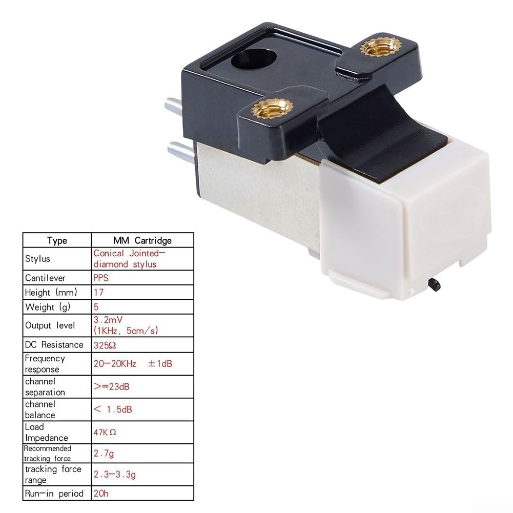Ago di ricambio per giradischi, AT3600L, cartuccia di ricambio per Audio-Technica Vinyl Record Player Needle