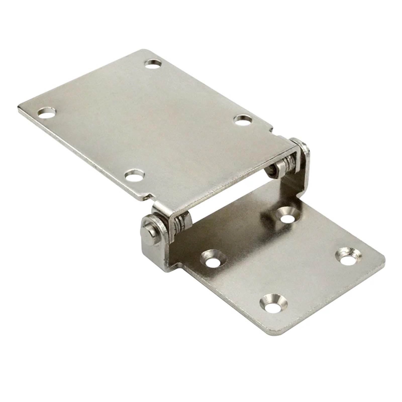 YMUGUEGH 1pcs Damping Hinge, Arbitrary Stop Large Angle, Constant Torque, Arbitrary Damping Hinge, Steel Galvanized Cabinet door hinge(Negative)
