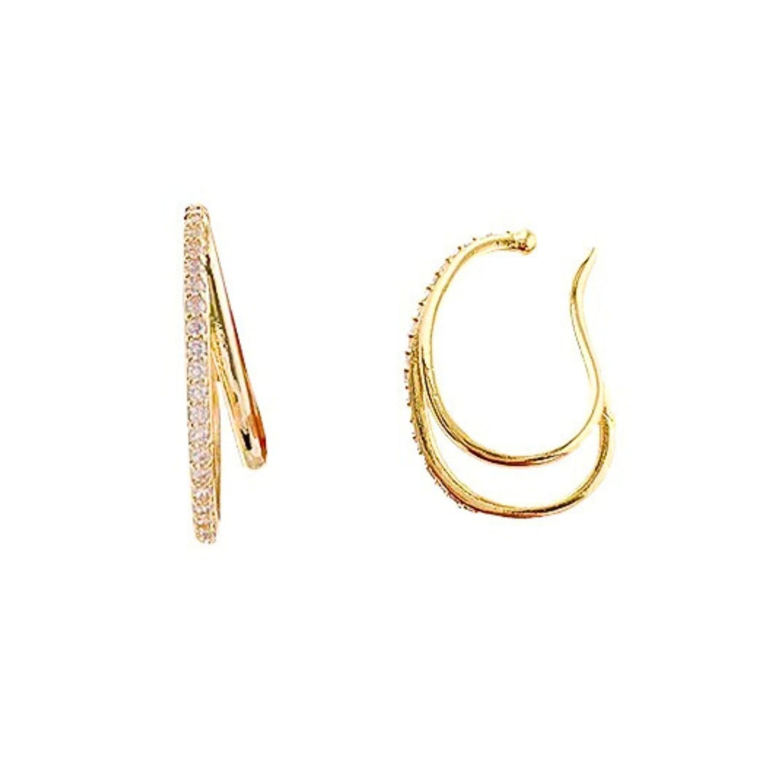 Moonstan ダブルライン イヤーカフ