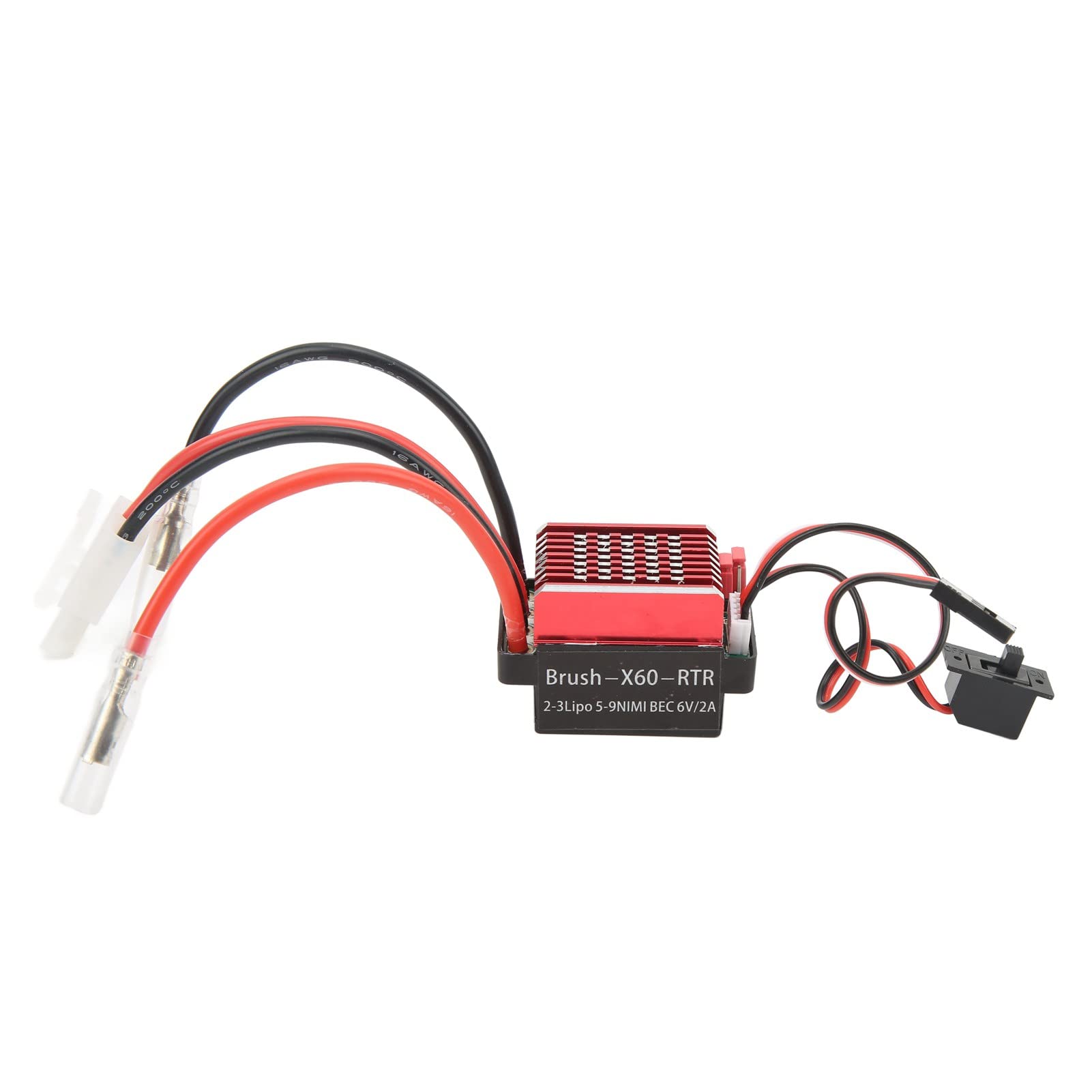 Acheter Contrôleur de vitesse électronique ESC brossé 60A, prise Tamiya 6V 2A BEC de remplacement pour Traxxas TRX4 1/10
