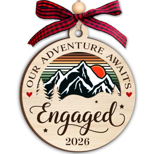 NewEleven Easter Couples - Gift for Newly Engaged Couples, Happy Engagement Her, Him - Engaged Ornament from Friend and Family - Valentines Day Ornament