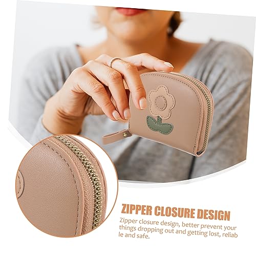 VALICLUD Cute Multi-Card Holder Wallet for Women Large Capacity Zipper Coin Purse Stylish PU Leather Clutch for Daily Use4