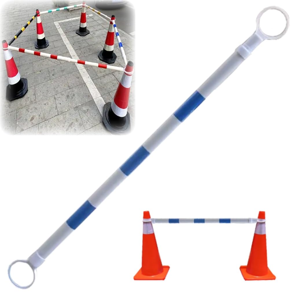 Barrière de sécurité à cône réfléchissante et extensible pour un balisage nocturne visible