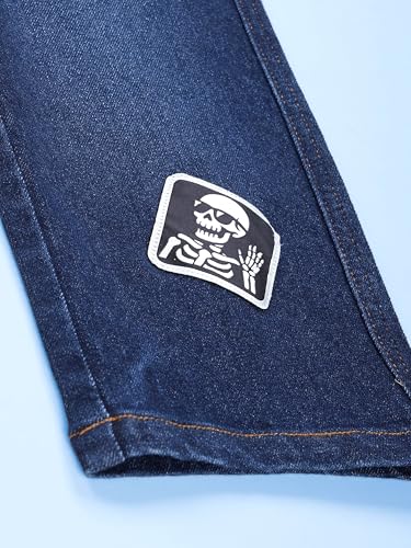 Image of KiddoPanti Boys Full Length Elasticated Waist Straight Fit Jeans