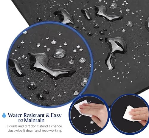 Image of Premium Mouse Pad - Non-Slip, Extra Comfort, Large Surface, Enhanced Durability - 9 X 7.5 X 3MM Ideal for Home and Office Use