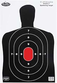 Birchwood BC27 Dirty Bird Silhouette Target (Black, 12-Inch-by-18-Inch)