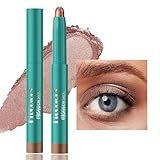 Eyeshadow Stick Eye Brightener Stick Eyeliner Pencil Cream Shimmer Glitter Smooth Women Girls Eye Shadow Sticks Hypoallergenic Highlighter Natural Waterproof Long Lasting Mauve Taupe Shimmer 04