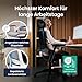 Ergotopia NextBack | Ergonomischer Bürostuhl 150kg belastbar gegen Rückenschmerzen | Schreibtischstuhl ergonomisch | Bürostuhl ergonomisch Testsieger, Office Chair - 5 Jahre Garantie
