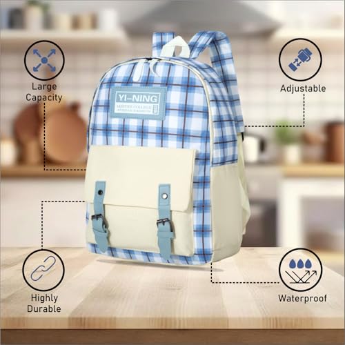 Image of Tinytot 30 Litre Japanese Korean Style School Bag Water-Resistant Laptop & Travel Backpack - Unisex Large 18 Inches Multipurpose Student Backpack for Boys & Girls, Men & Women