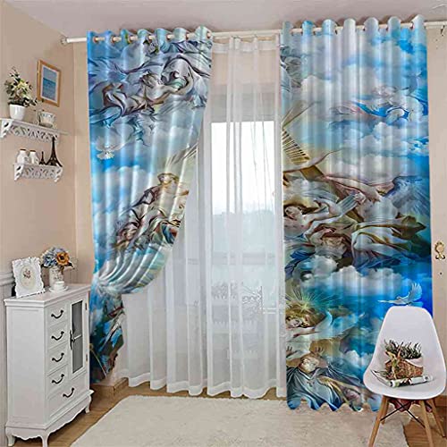 Rideau occultant ciel 3d isolant pour mieux dormir en chambre